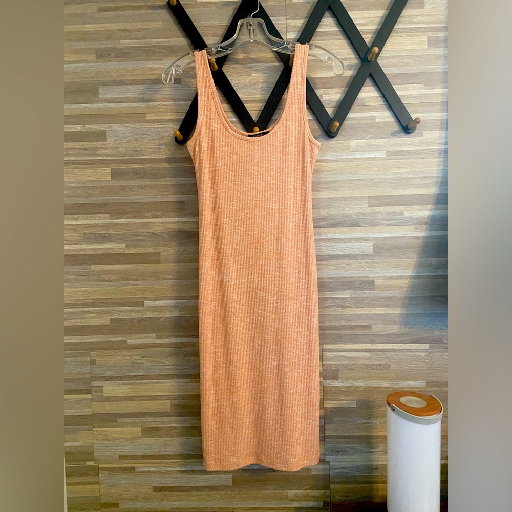 Peach Sleeveless Summer Dress